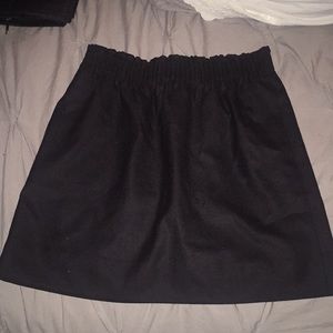 Black elastic waist J.Crew skirt